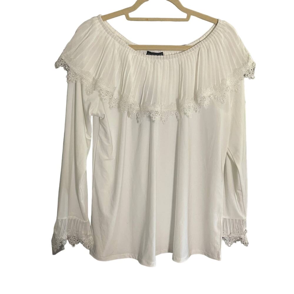 NWT Anthony Original Off Shoulder Top Sz M